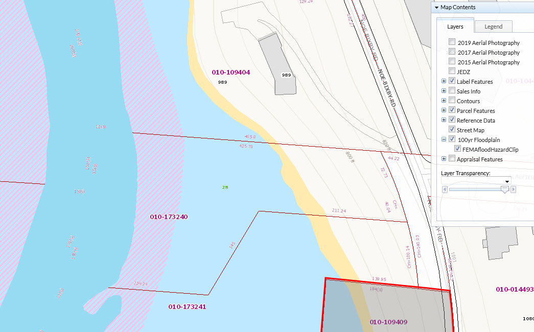 flood and build area
